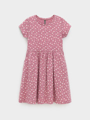 платье  для девочки  КР 5644/темно-розовый 1710 Н083 к643