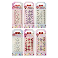 
          Наклейки-стразы Alingar, акриловые, "Здезды и цветы", пакет с европодвесом