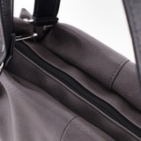 Сумка Саломея 610 мульти итальянский серо-черный