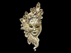 Силиконовый молд Венецианская маска 