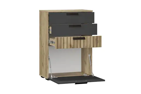 Комод Мишель тип 1 крафт / графит