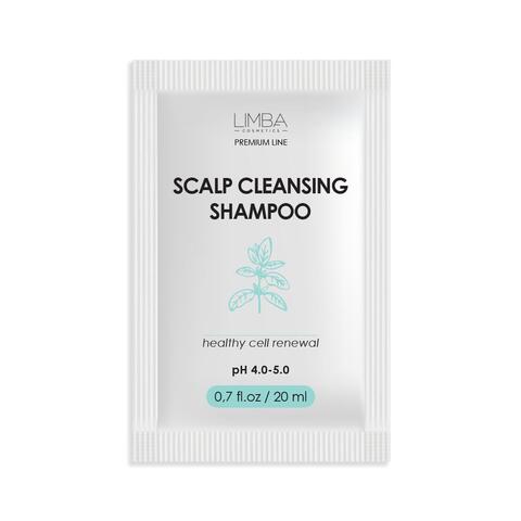 Limba Cosmetics САШЕ Шампунь для кожи головы PREMIUM LINE MINT SCALP CLEANSING, 20мл (lmb25_20)