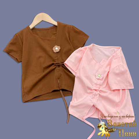 Футболка девочке (4-8) 260313-DR4028