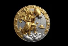 Силиконовый молд Знак зодиака Водолей 3 см