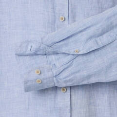 Рубашка мужская Casamoda 126130530-102 льняная голубая