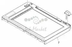 2LW94100/302LW94100 Kyocera Рама сканирующей линейки в сборе ECOSYS M2030dn,FS-3040MFP+,3140MFP+,FS-1128MFP,FS-