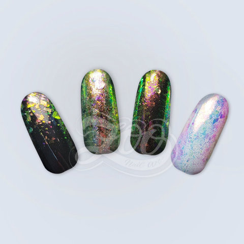 Zoo Nail Хлопья Юки полупрозрачные