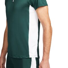 Поло теннисное Nike Men's Court Dri-Fit Advantage Polo - pro green/white/white