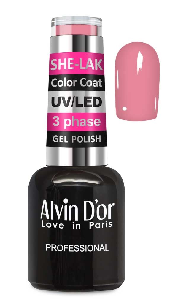 Alvin D`or  ADN-35М Лак SHE-LAK Color Coat  тон  3507   8мл