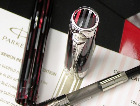 Ручка перьевая Parker Duofold Duofold Senior Red, F306 Limited Edition (S0955270)