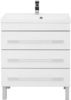 Aquanet 212874 Тумба с раковиной Aquanet Верона 75 белый (напольная 3 ящика) (212874)