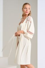 Утренний халат LISCA EMINENCE 23446_Молочный