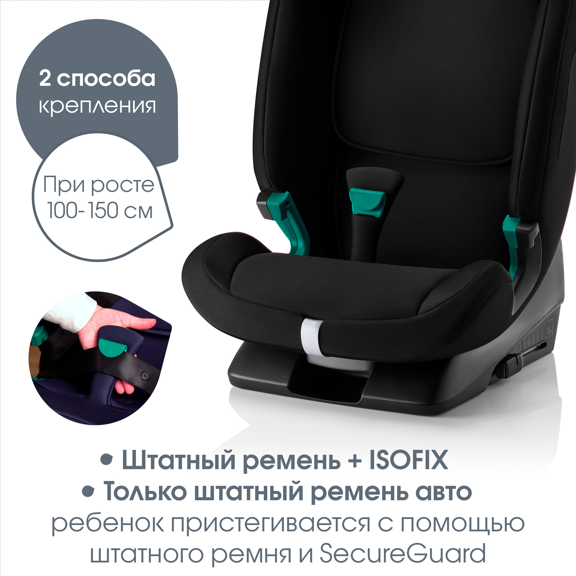 Britax Roemer EVOLVAFIX, Space Black