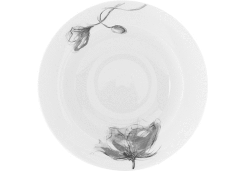 Тарелка для супа Eden серая, 23см