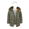 Куртка Аляска Slim Fit N-3B RF натуральный мех (зеленая - s.green)