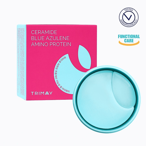 Патчи для глаз с керамидами, азуленом и аминокислотами Trimay Hydro Lifting Gel Eye Patch (30 шт.+30 лепестков)