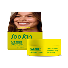 SOOSAN Патчи для глаз от отеков и мешков с экстрактом ромашки - Patches with Camomile Tea,84г