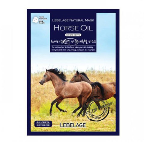 Lebelage Horse Oil Natural Mask - Тканевая маска для лица с лошадиным маслом