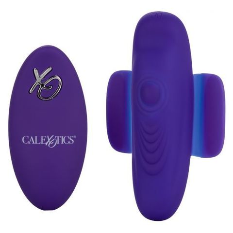 Фиолетовый стимулятор в трусики Lock-N-Play Remote Pulsating Panty Teaser - California Exotic Novelties SE-0077-55-3