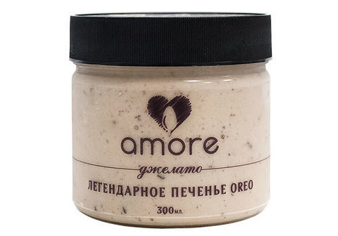 Мороженое AMORE легендарное печенье oreo, 300мл