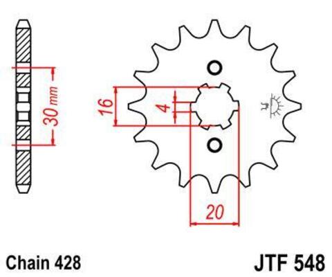 Звезда ведущая JTF548 14