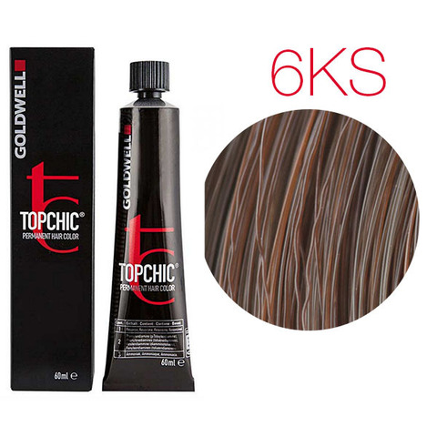 Goldwell Topchic 6KS (медное серебро) - Стойкая крем-краска