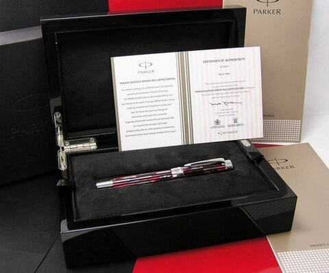 Ручка перьевая Parker Duofold Duofold Senior Red, F306 Limited Edition (S0955270)