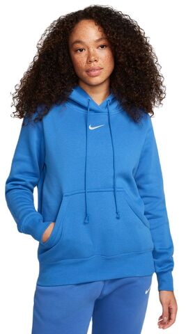 Женская теннисная куртка Nike Sportwear Phoenix Fleece Hoodie - star blue/sail