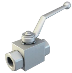 Кран 2-х ходовой шаровый BSP 1.1/2" DN25 P=350 VERSO