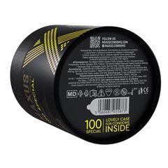Текстурированные презервативы в кейсе MAXUS So Much Sex - 100 шт.