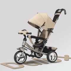 Трехколесный велосипед Luxmom 3322 (коричневый)