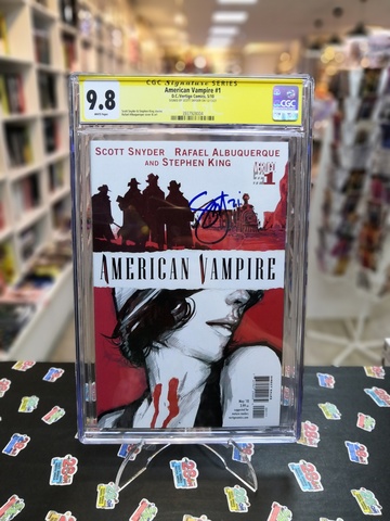 American Vampire #1 CGC 9.8 с автографом Скотта Снайдера