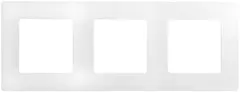 Etika Рамка 3 белая  672503