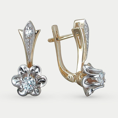 Серьги золотые