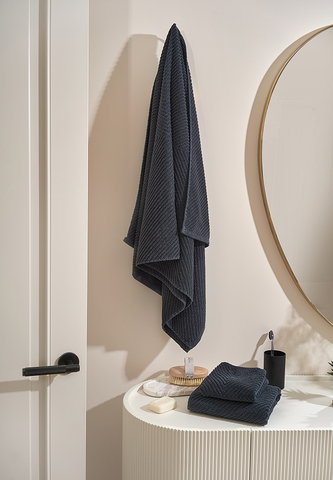 Полотенце 45x100 Luxberry Fitness иссиня-черное