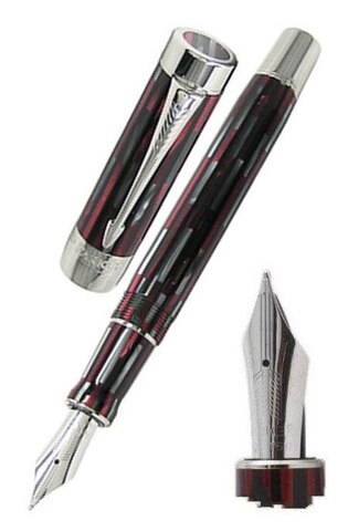 Ручка перьевая Parker Duofold Duofold Senior Red, F306 Limited Edition (S0955270)