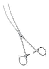 Зажим кишечный эластичный для взрослых изогнутый 235 мм