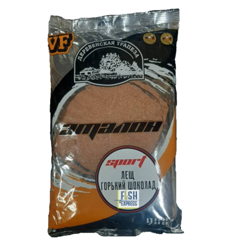 VF Лещ горький шоколад ЭТАЛОН SPORT 0,9кг/10шт/уп цвет прикормки коричневый