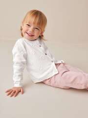 Кардиган для девочки Next N05-826, Белый