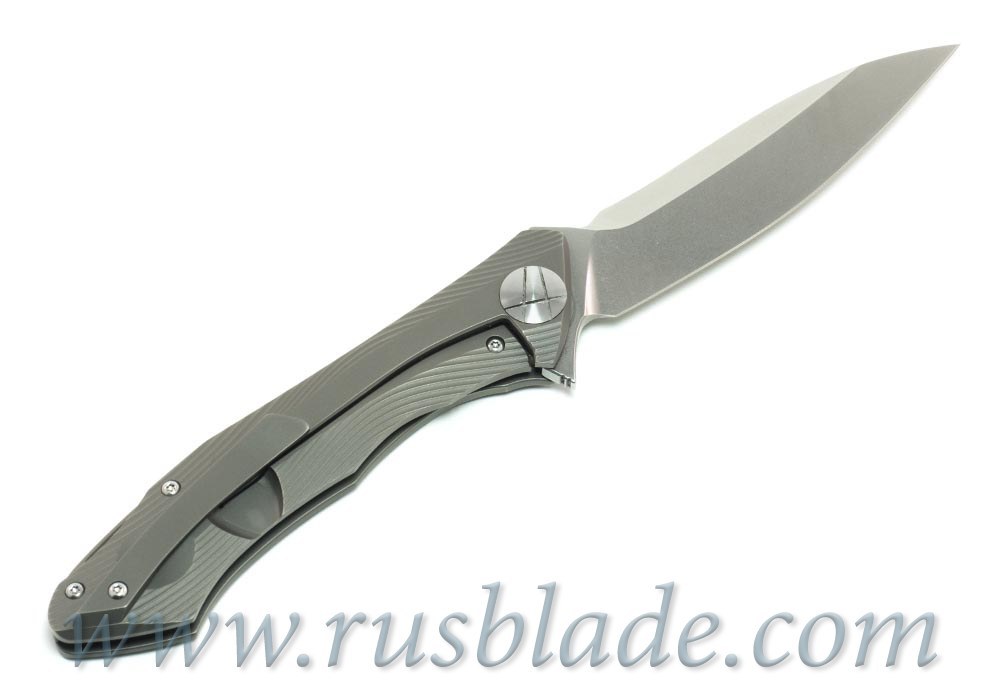 CKF Rabbit Knife (Alexey Konygin design, s35vn, titanium, bearings) - фотография 