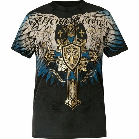 Xtreme Couture | Футболка мужская TEMPEST Black X1910I от Affliction перед