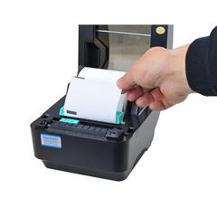 Термальный принтер этикеток Xprinter XP-DT325B Черный USB