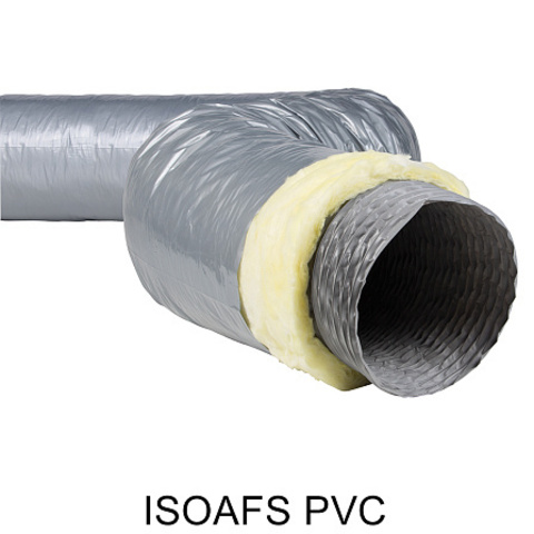 Воздуховод гибкий теплоизолированный Ровен ISOAFS PVC.M 160 мм х 10 м