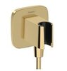 Hansgrohe FixFit Q 26887990 Шланговое подключение с держателем ручного душа (золото полированное)