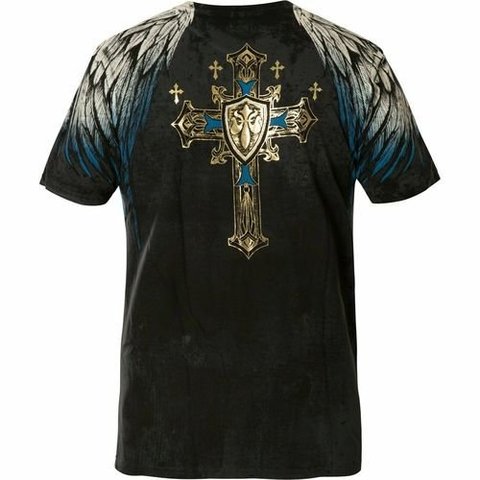 Xtreme Couture | Футболка мужская TEMPEST Black X1910I от Affliction спина