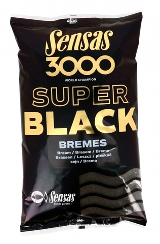 Прикормка Sensas 3000 Super BLACK Bremes 1кг