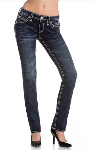 Rock Revival | Джинсы женские GANYA J201 STRAIGHT RP2596J201 перед