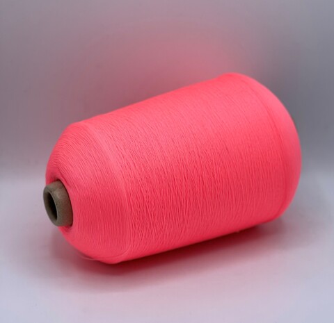 Kyoritsu (пр.Япония),art-Angel yarn 1/60 6000м/100гр,100%Полиамид(Эластан),цвет-Неоново-розовый арт.20586