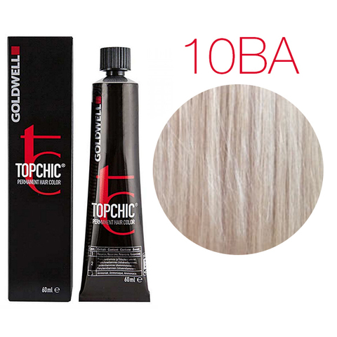 Goldwell Topchic 10BA (Дымчатый блондин) - Стойкая крем-краска