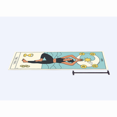 Коврик для йоги tarot, 60,5х173 см